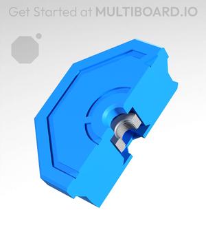 Mid-Print Nut - Weight Bearing Snap - M3