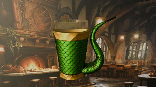 Dragon Tail Pint Glass Holder / Koozie