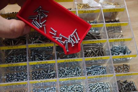 Small Parts Funnel Tray