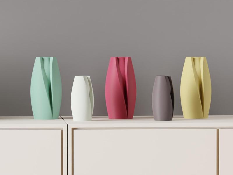 Elegant Vase Modern Home Décor Solid or Vase Mode