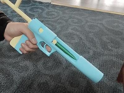 Bolt-Action Pistol Model - Ejectable Shells