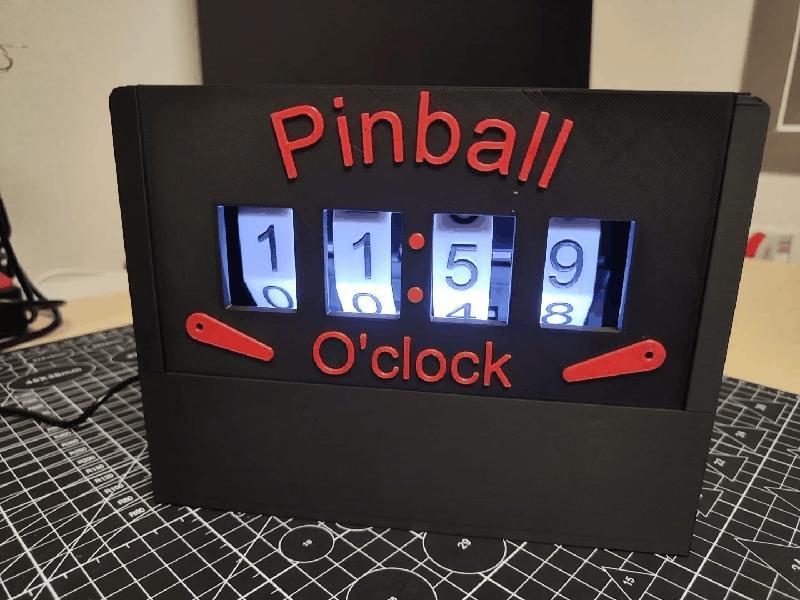 Pinball style Clock 