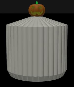 Jack-o'-Lantern - Jar Top Handle 