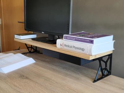 Free standing light monitor riser and drawers