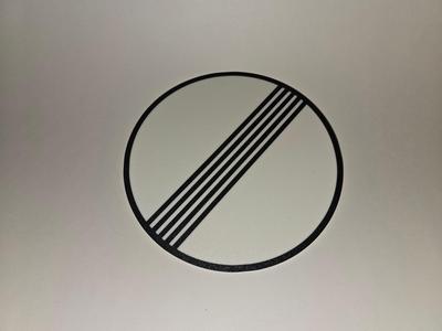 Autobahn Free speed Roadsign