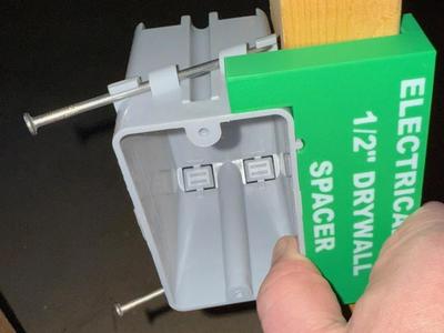 Electrical Box Drywall Spacer