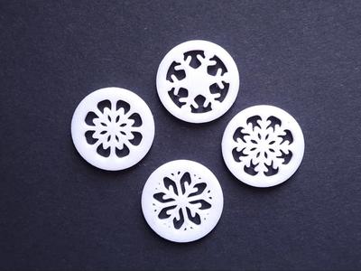 Snowflake Shopping Cart Tokens – Euro Compatible