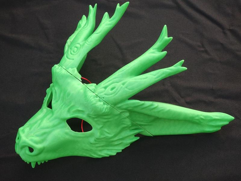 Year of the Dragon Masquerade Mask