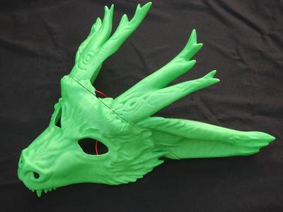 Year of the Dragon Masquerade Mask