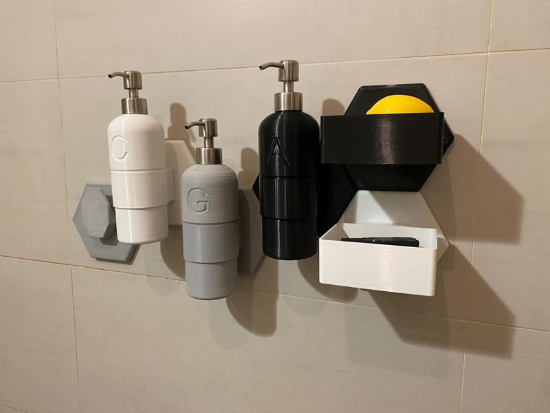 Wall-Mounted Modular Shower System – Full Set