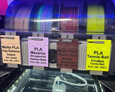 AMS clip-on holder for Filament Dry Box Label