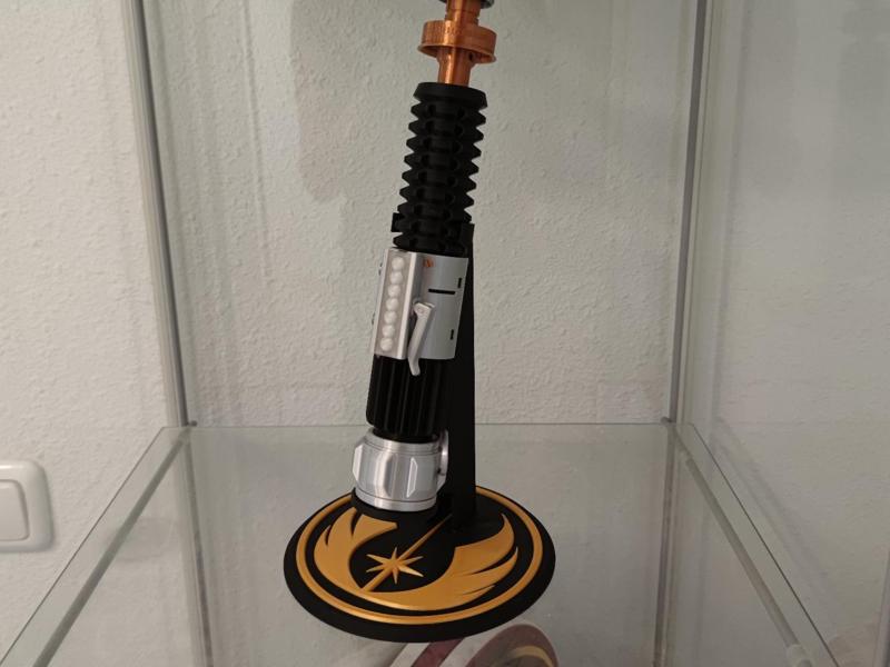 Lightsaber Display Stand - Jedi Logo