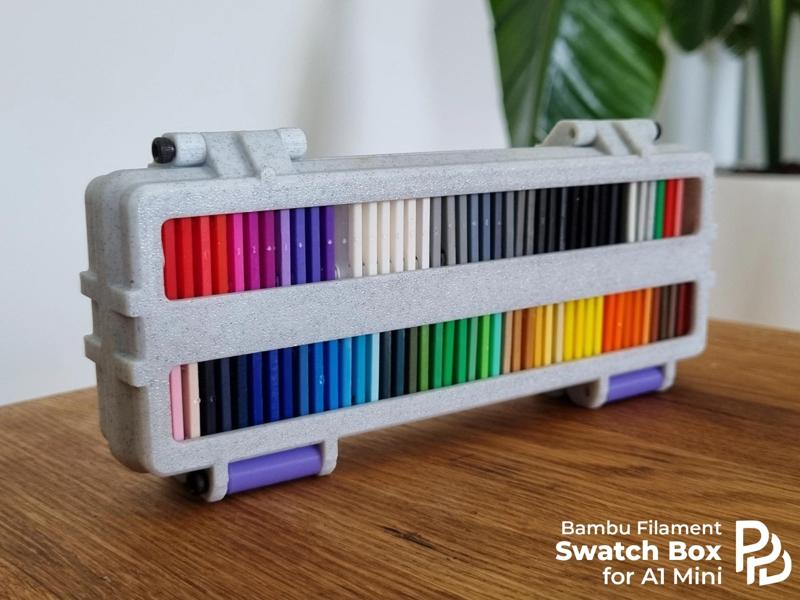 Compact Bambu Swatch Case for A1 Mini
