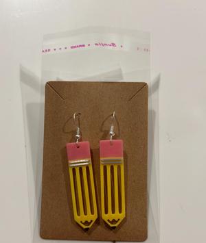 Pencil earrings