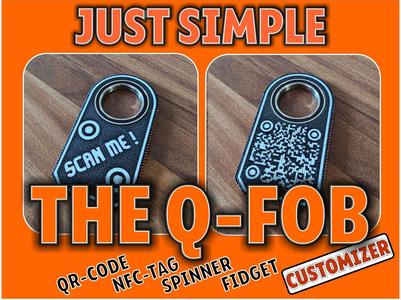 ULTIMATE QR CODE-NFC TAG-FIDGET-SPINNER-FOB