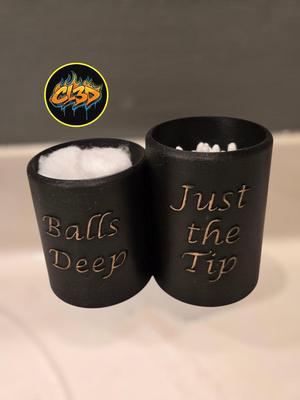 Q-Tip and Cotton Ball Holder