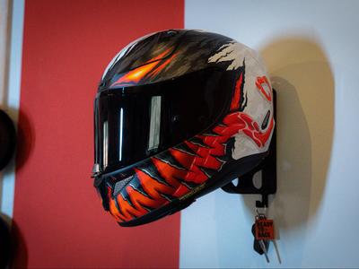 Helmet Holder Helmhalter