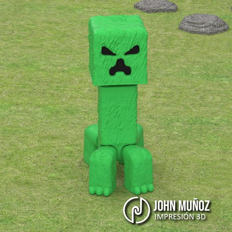 creepers minecraft keychain figure