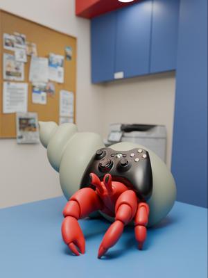 Hermit Crab Xbox Controller Stand