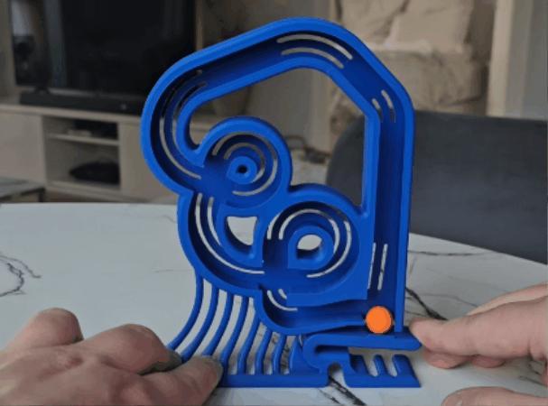 Print in place - Crazy Marble Fidget Toy V2