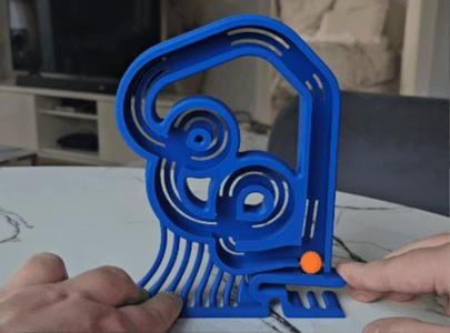 Print in place - Crazy Marble Fidget Toy V2