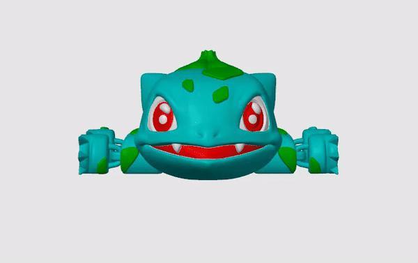 Print In Place Articulating Bulbasaur (Multicolor)