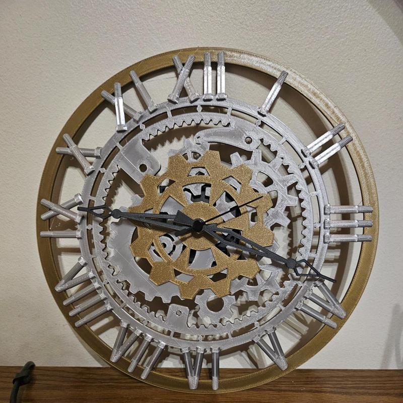 kit 011 industrial steampunk clock