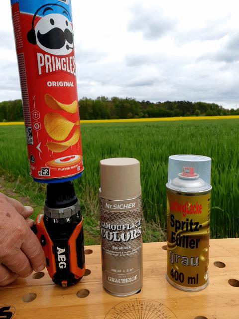 Pringles Spray Can-Shaker / Mixer