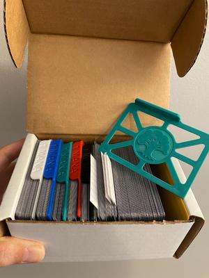 Magic MTG Card Storage Dividers - Landscape