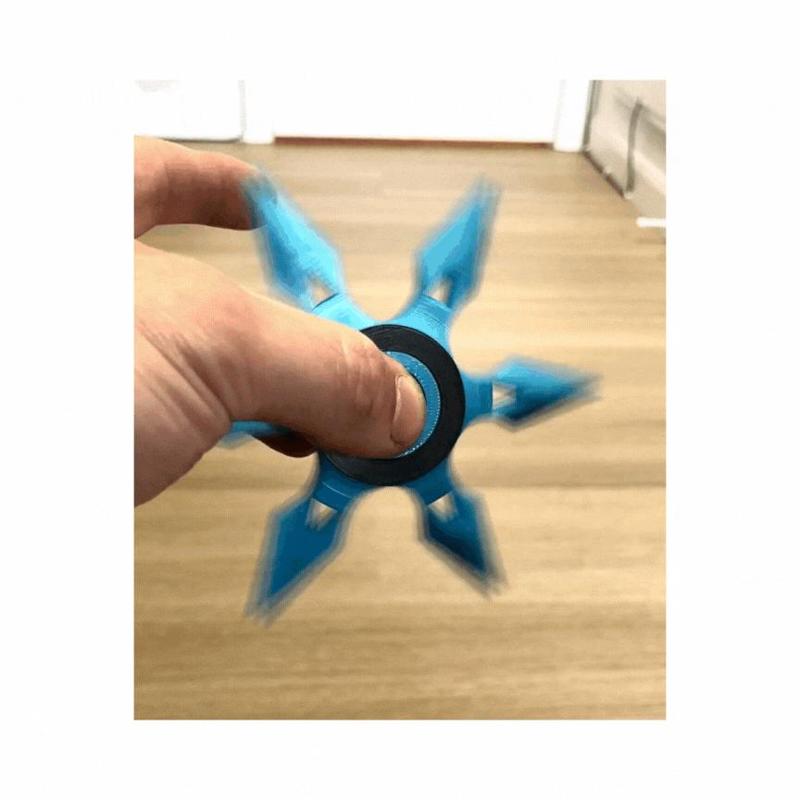 3 Shuriken Fidget spinner (Print in place)