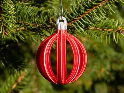Mini Christmas Ball with Straight Arms