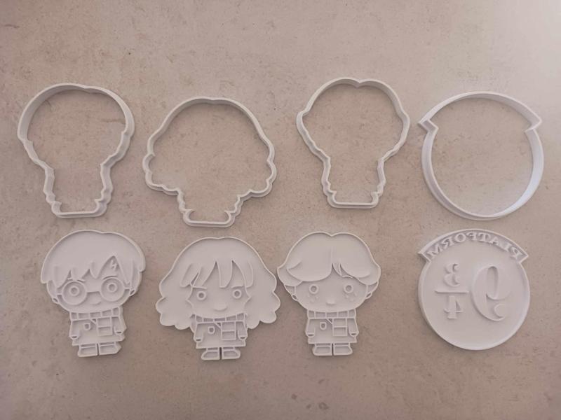 Harry Potter cookie cutters and stamps