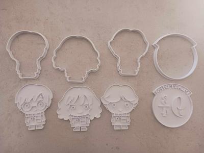 Harry Potter cookie cutters and stamps