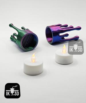 Dripping Liquid Candle Holders