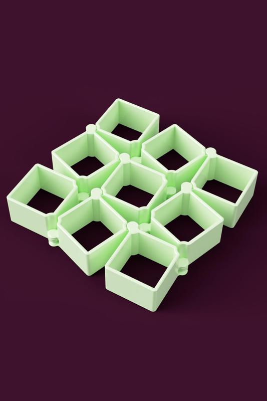 Auxetic Cubes // 30mm 3x3
