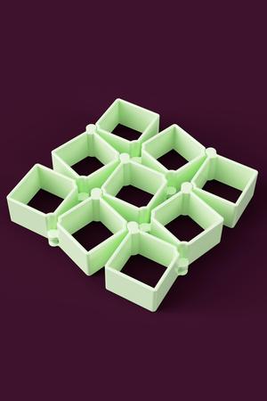 Auxetic Cubes // 30mm 3x3