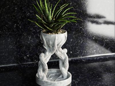 Tree Flower Pot