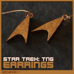 Star Trek: TNG Era Badge Earrings
