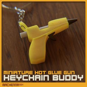 Hot Glue Gun Keychain Buddy