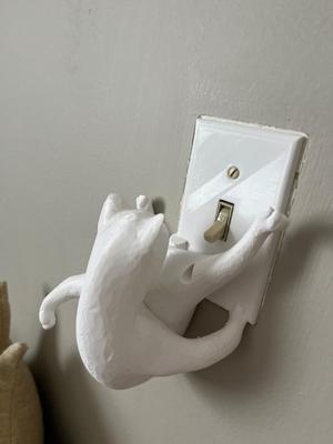 Cat light switch plate