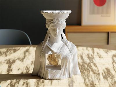Echoes of Antiquity: A Modern Caryatid