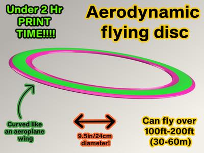Flying Disc - Aerodynamic Ring - Frisbee