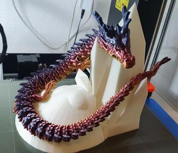'Gem rock' mount for your articulating dragon