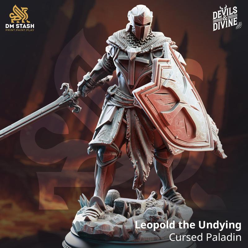Cursed Paladin of Vengeance - Leopold the Undying