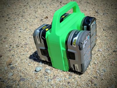 Rugged Ryobi Battery Caddy