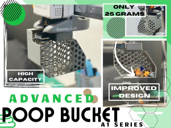 Poop Bucket - Advanced (A1 Mini, A1)