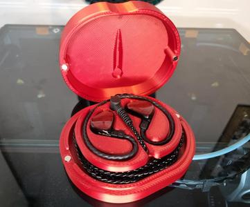 Truthear Zero Blue Red Earphone Case