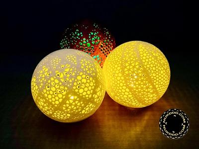 Snowball Bauble Lamps