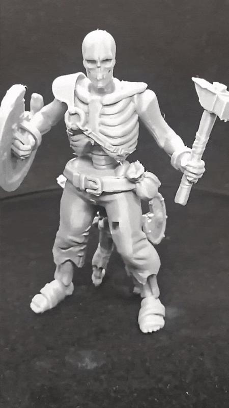 DnD mini monster Skeleton Warrior RPG/Dungeons