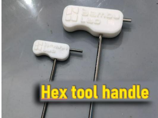 T-handle for hex key bambuLab with socket